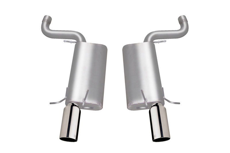 Gibson 616000 | Performance Exhaust Cadillac STS-V 4.4L Stainless Axle Back Dual Exhaust System; 2006-2008