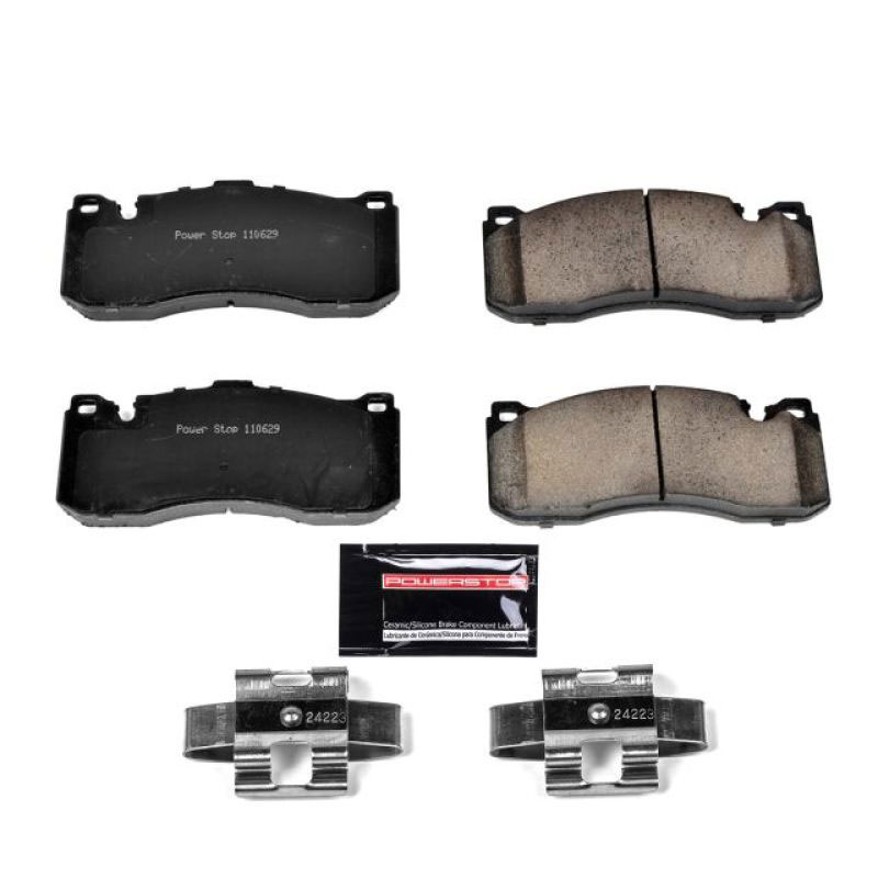 PowerStop z23-1371 | Power Stop 08-13 BMW 135i Front Z23 Evolution Sport Brake Pads w/Hardware; 2008-2013