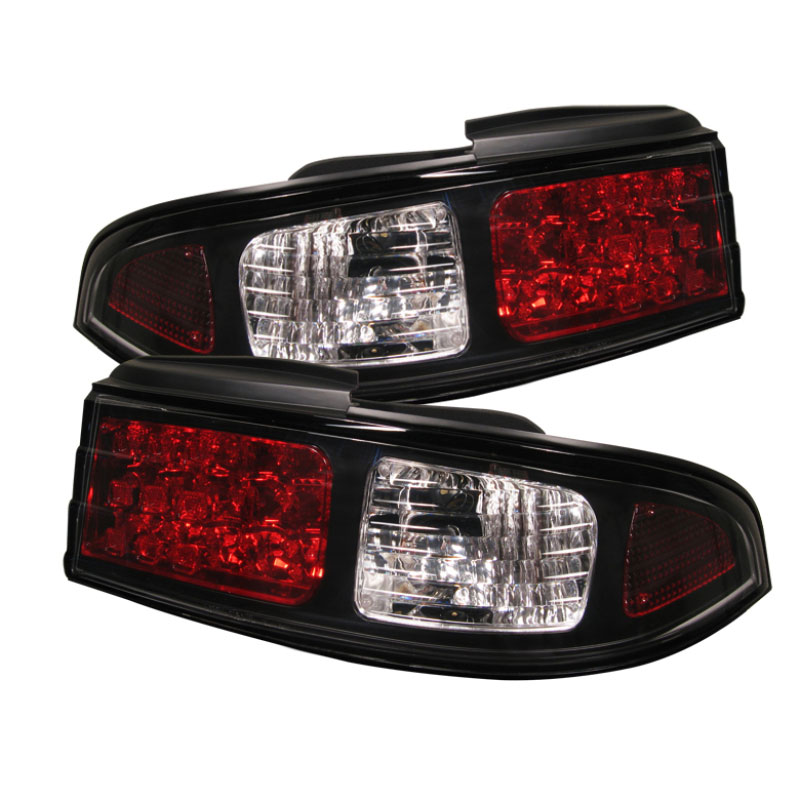 SPYDER 5006622 | Spyder Nissan 240SX LED Tail Lights - Black - (ALT-YD-N240SX95-LED-BK); 1995-1998