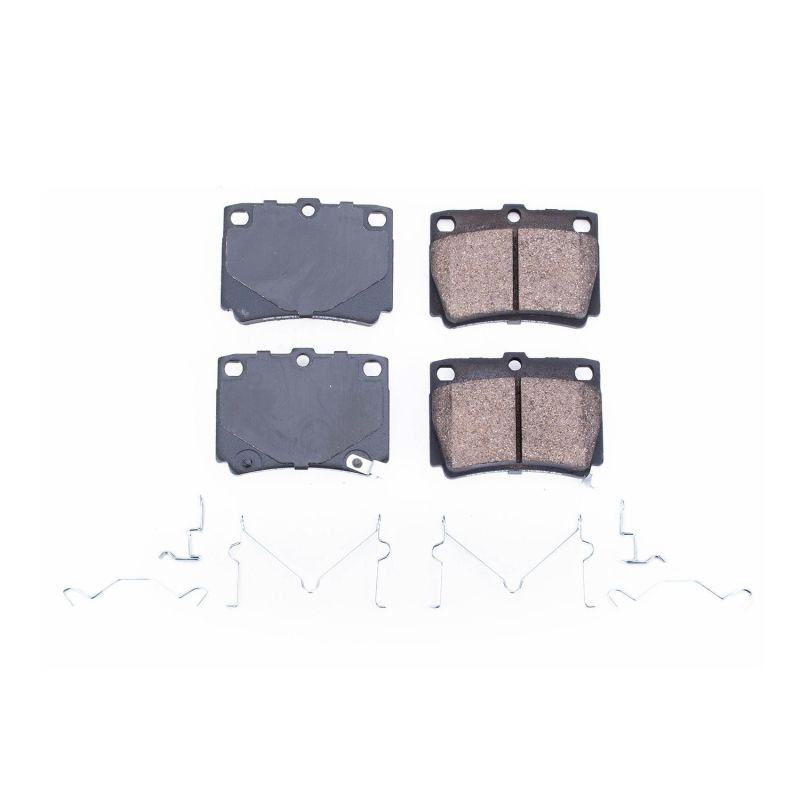 PowerStop 17733 | Power Stop 97-04 Mitsubishi Montero Sport Rear Z17 Evolution Ceramic Brake Pads w/Hardware; 1997-2004