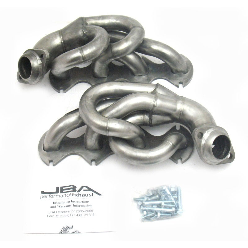 JBA 1675S | Cat4ward Short Headers 1 5/8 409 stainless steel Mustang V8; 2005-2010