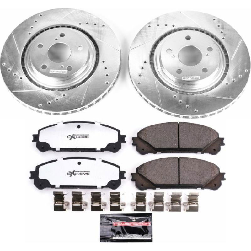 PowerStop k4713-36 | Power Stop 15-17 Lexus NX200t Front Z36 Truck & Tow Brake Kit; 2015-2017