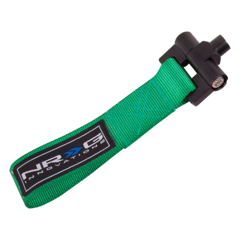 NRG tow-130gn | Bolt-In Tow Strap Green - Honda S2000 00-08 / FIT/Jazz 03-07 (5000lb. Limit); 2000-2007