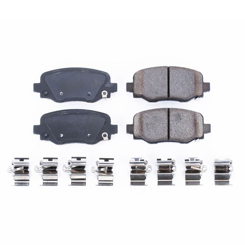 PowerStop 171734 | Power Stop 15-17 Chrysler 200 Rear Z17 Evolution Ceramic Brake Pads w/Hardware; 2017-2017