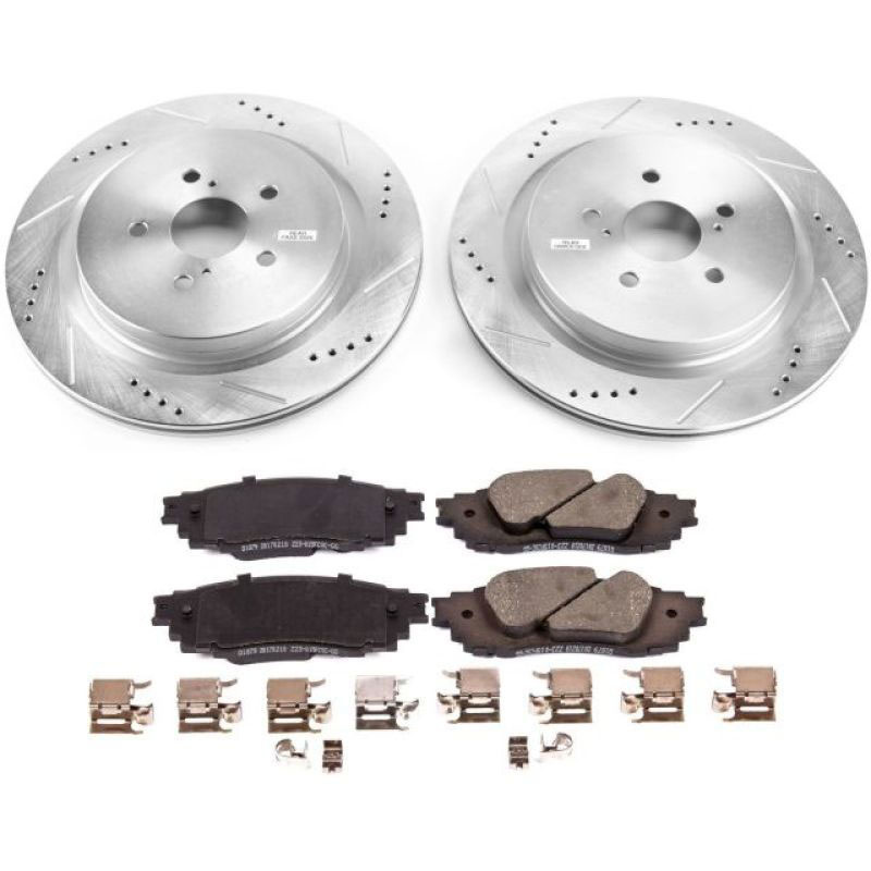 PowerStop k7740 | Power Stop 16-18 Lexus RX350 Rear Z23 Evolution Sport Brake Kit; 2016-2018