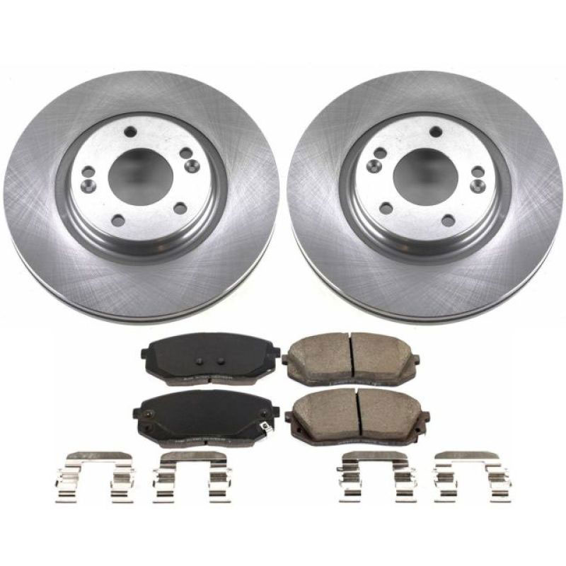 PowerStop koe7353 | Power Stop 16-19 Hyundai Sonata Front Autospecialty Brake Kit; 2016-2019