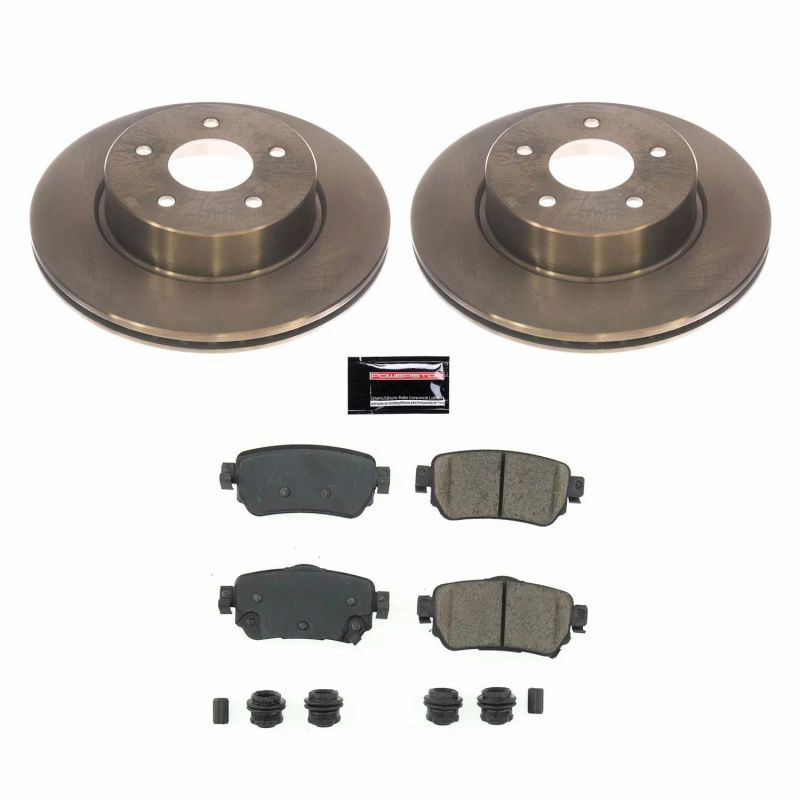 PowerStop koe8313 | Power Stop 18-19 Nissan Leaf Rear Autospecialty Brake Kit; 2018-2019