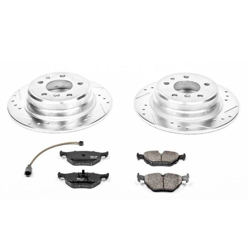 PowerStop k393 | Power Stop 90-95 BMW 525i Rear Z23 Evolution Sport Brake Kit; 1990-1995