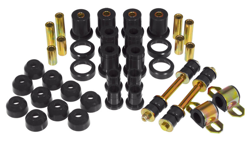 Prothane 7-2034-BL | 84-87 Pontiac Fiero Total Kit - Black; 1984-1987