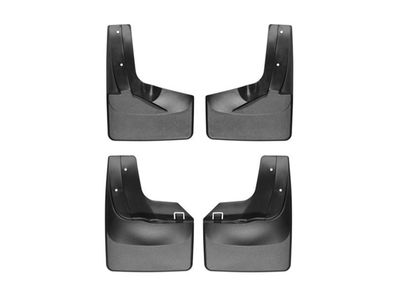 WeatherTech 110071120071 | 07-17 Ford Expedition No Drill Mudflaps - Black; 2007-2017