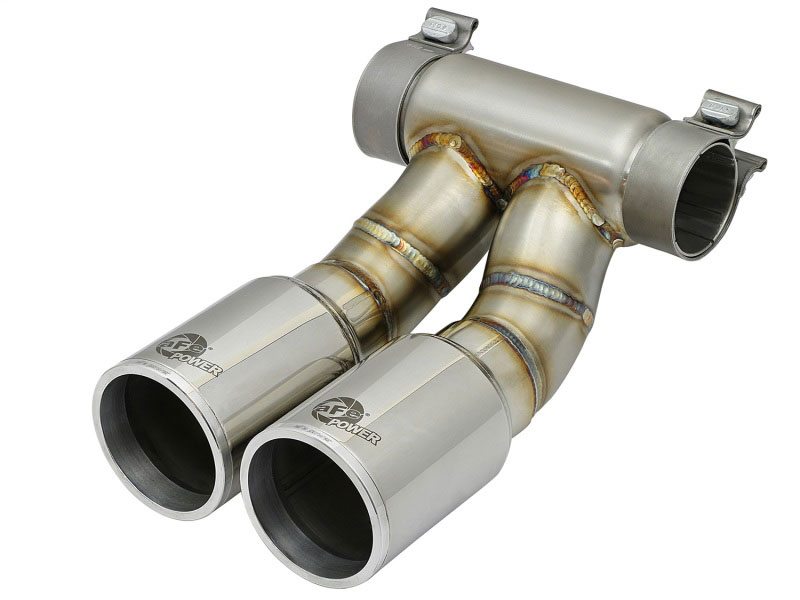 aFe 49C36413-P | Power 13-14 Porsche Cayman S / Boxster S Polish Exhaust Tip Upgrade; 2013-2014