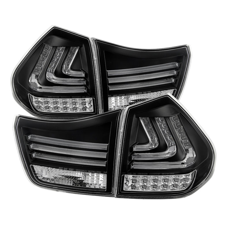 SPYDER 5080837 | Spyder Lexus RX330 / RX350 LED Tail Lights - Black - (ALT-YD-LRX04-LED-BK); 2004-2009