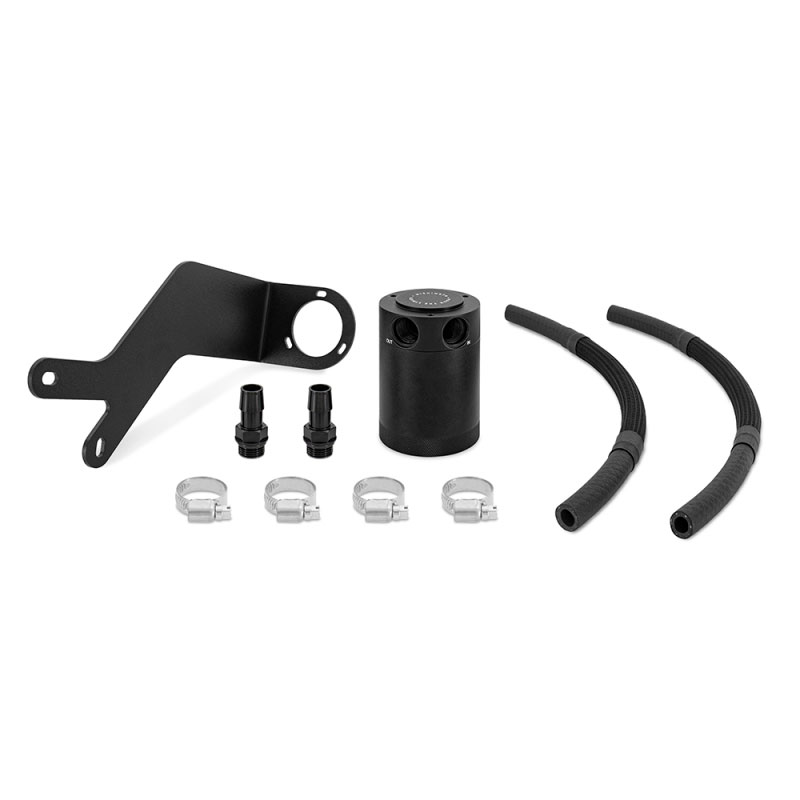 Mishimoto mmbcc-xtk-18p | 2018+ Subaru Crosstrek Baffled Oil Catch Can Kit - Black; 2018-2022