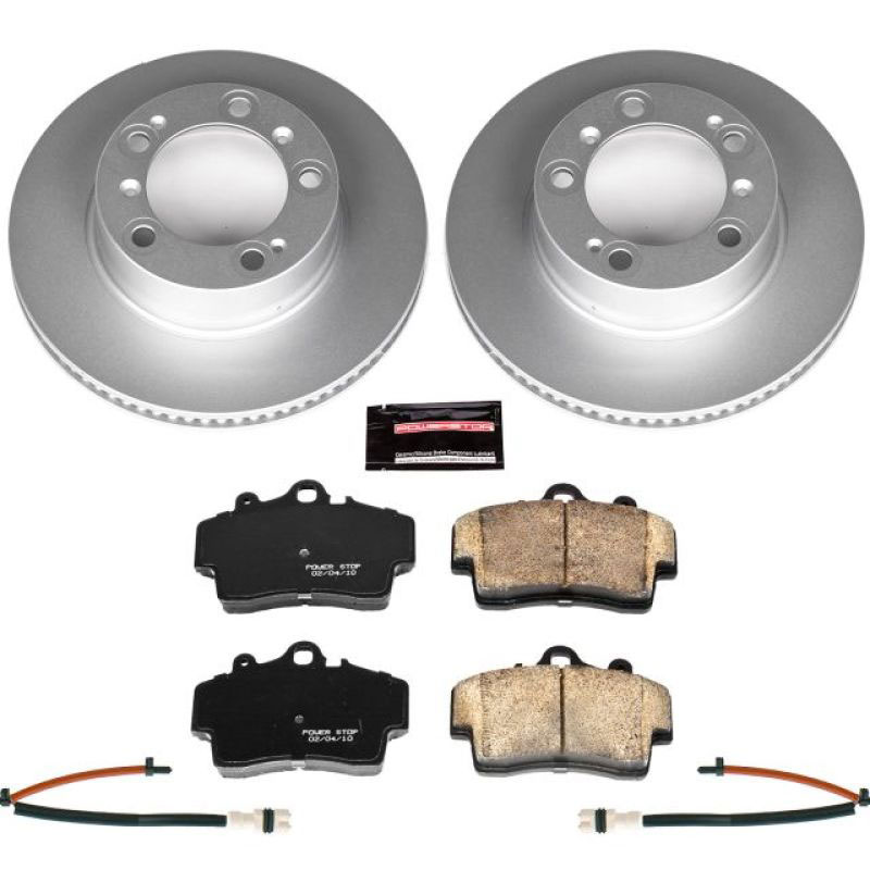 PowerStop crk850 | Power Stop 97-04 Porsche Boxster Front Z23 Evolution Sport Coated Brake Kit; 1997-2004