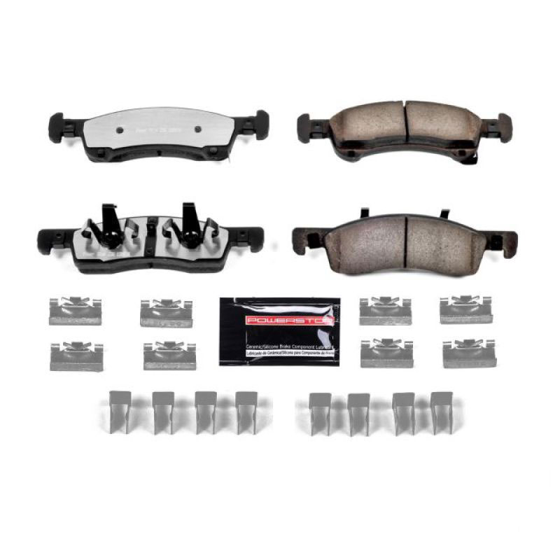 PowerStop z36-934 | Power Stop 03-06 Ford Expedition Front Z36 Truck & Tow Brake Pads w/Hardware; 2003-2006