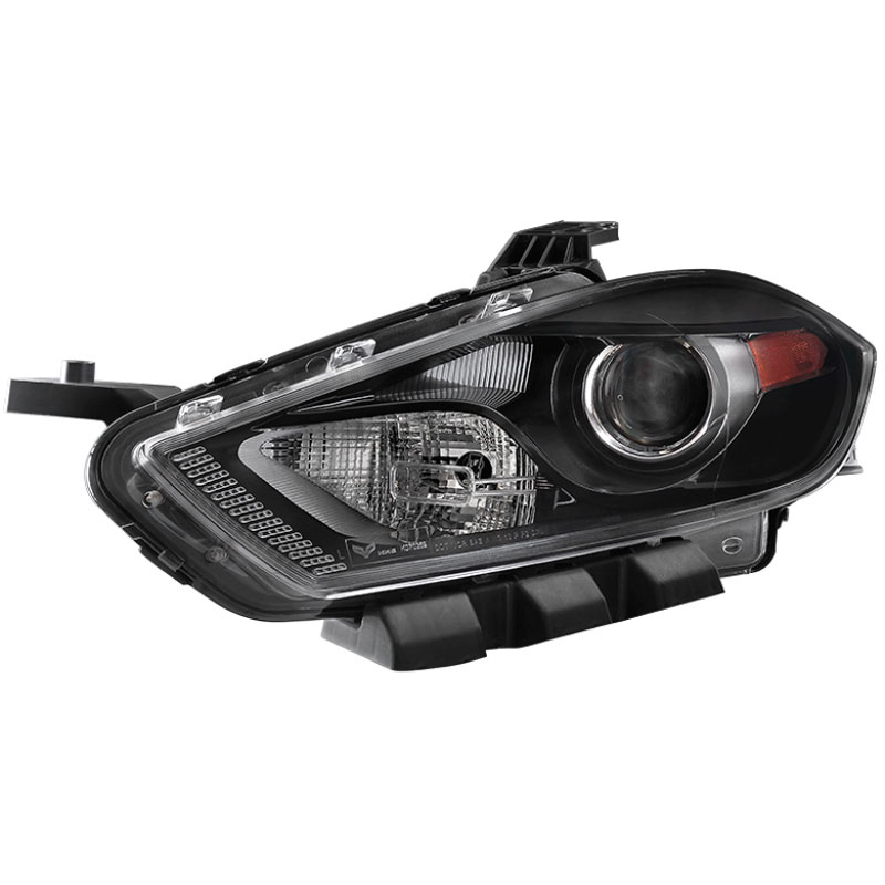 SPYDER 9035135 | xTune Dodge Dart 13-15 Driver Side Projector Headlight -OEM Left - Black HD-JH-DDART13-HID-OE-L; 2013-2015