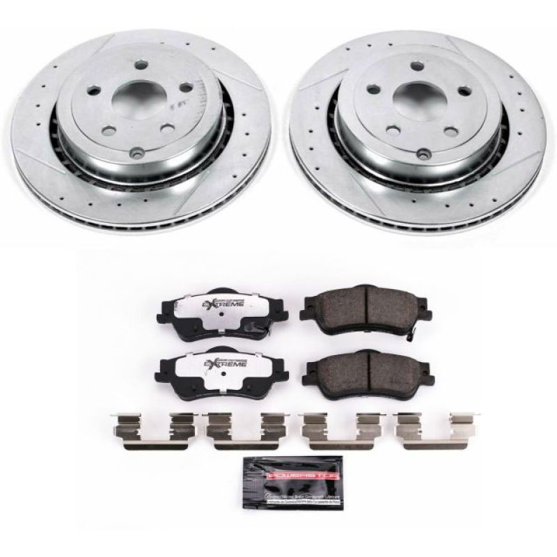 PowerStop k5528-26 | Power Stop 11-17 Chevrolet Caprice Rear Z26 Street Warrior Brake Kit; 2011-2017