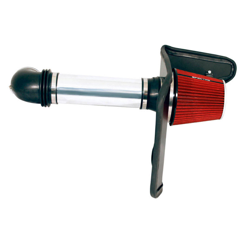 Spectre 9909 | 10-11 Chevy Camaro V6-3.6L F/I Air Intake Kit - Clear Anodized w/Red Filter; 2010-2011