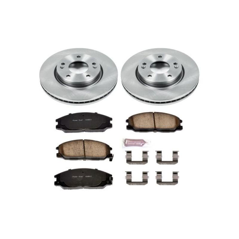 PowerStop koe5251 | Power Stop 01-05 Hyundai Santa Fe Front Autospecialty Brake Kit; 2001-2005