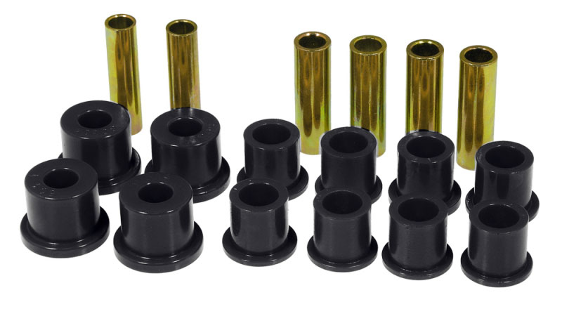 Prothane 6-1017-BL | 82-96 Ford Rear Spring & Shackle Bushings - Black; 1982-1996