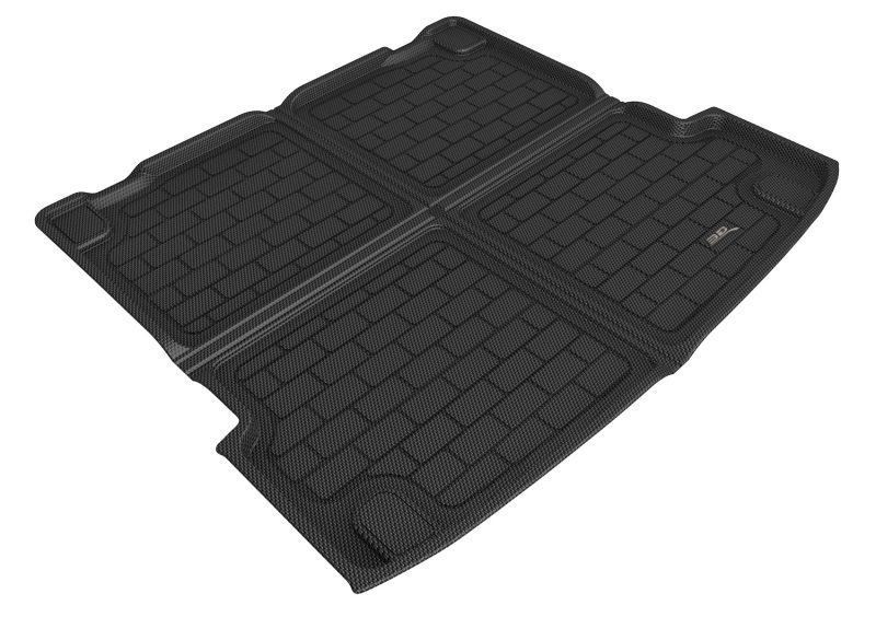 3D Maxpider m1bm1131309 | 3D MAXpider 20-21 BMW X6 (G06) with Spare Tire Kagu Cross Fold Cargo Liner - Black; 2020-2021