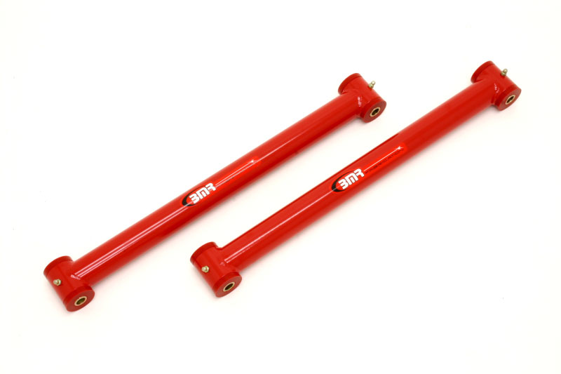 BMR Suspension MTCA001R | BMR Chrome moly tubular control arms, polyurethane bushings, Camaro V8 / V6 Red; 1982-2002