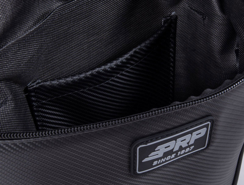 PRP Seats e36-210 | PRP Polaris RZR Front Door Bag with Knee Pad (Driver Side)- Black; 2014-2022