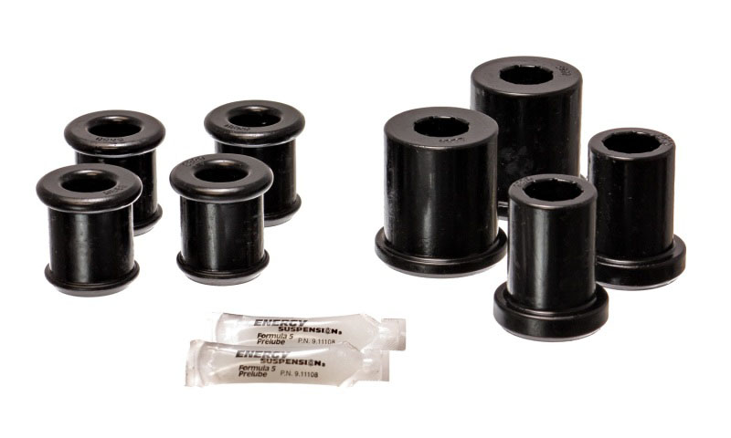 Energy Suspension 3.3176g | 04-09 Cadillac XLR/XLR-V / 97-12 Corvette Black Front End C/A Bushing Set; 2004-2009