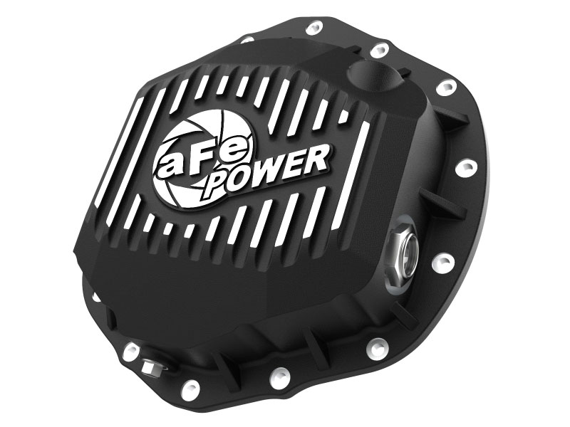 aFe 46-71150b | Street Series Rear Differential Cover Black w/ Machined Fins 19-20 Ram 2500/3500; 2019-2022