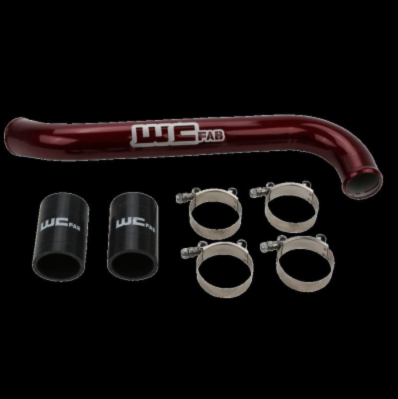 Wehrli wcf100742bs | 17-19 Chevrolet 6.6L L5P Duramax Upper Coolant Pipe - Bengal Silver; 2017-2019