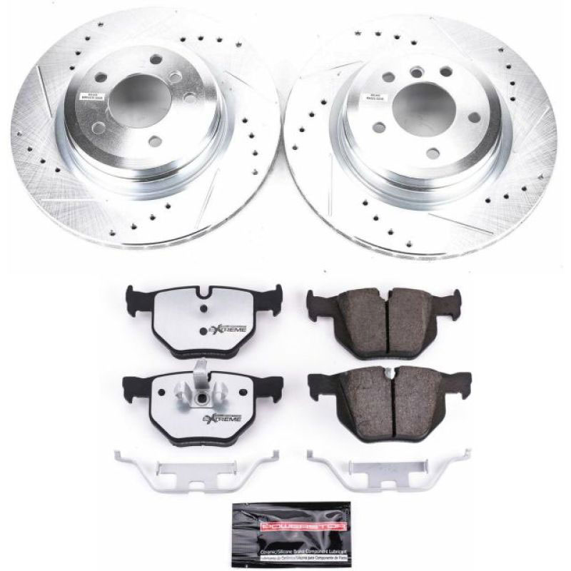 PowerStop k7009-26 | Power Stop 13-15 BMW X1 Rear Z26 Street Warrior Brake Kit; 2013-2015