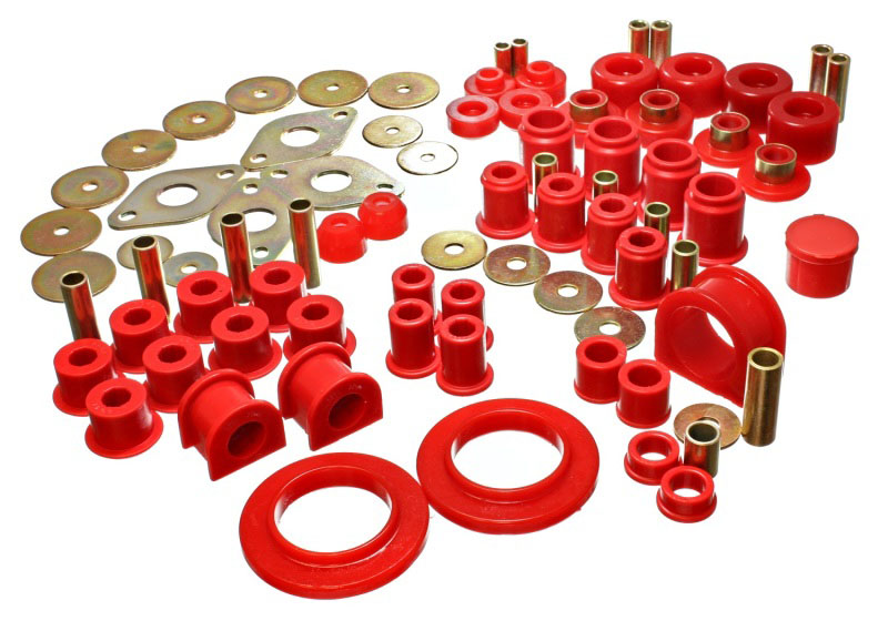 Energy Suspension 8.18107r | 01-04 Toyota Tacoma Red Hyper-Flex Master Bushing Set; 2001-2004