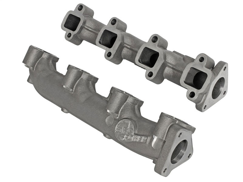 aFe 46-40024 | Power BladeRunner Ported Ductile Iron Exhaust Manifold 01-16 GM Diesel Trucks V8-6.6L (td); 2001-2016