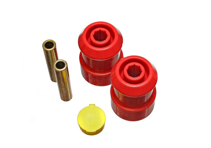 Energy Suspension 15.3119r | 93-99 VW Cabrio/Golf III/GTI/Jetta III Red Rear End Axle Beam Bushing Set; 1993-1999