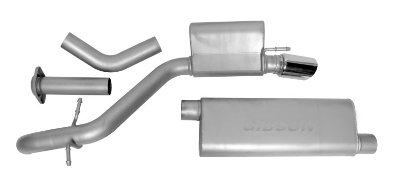 Gibson 17403 | 05-10 Jeep Grand Cherokee Limited 5.7L 3in Cat-Back Single Exhaust - Aluminized; 2005-2010