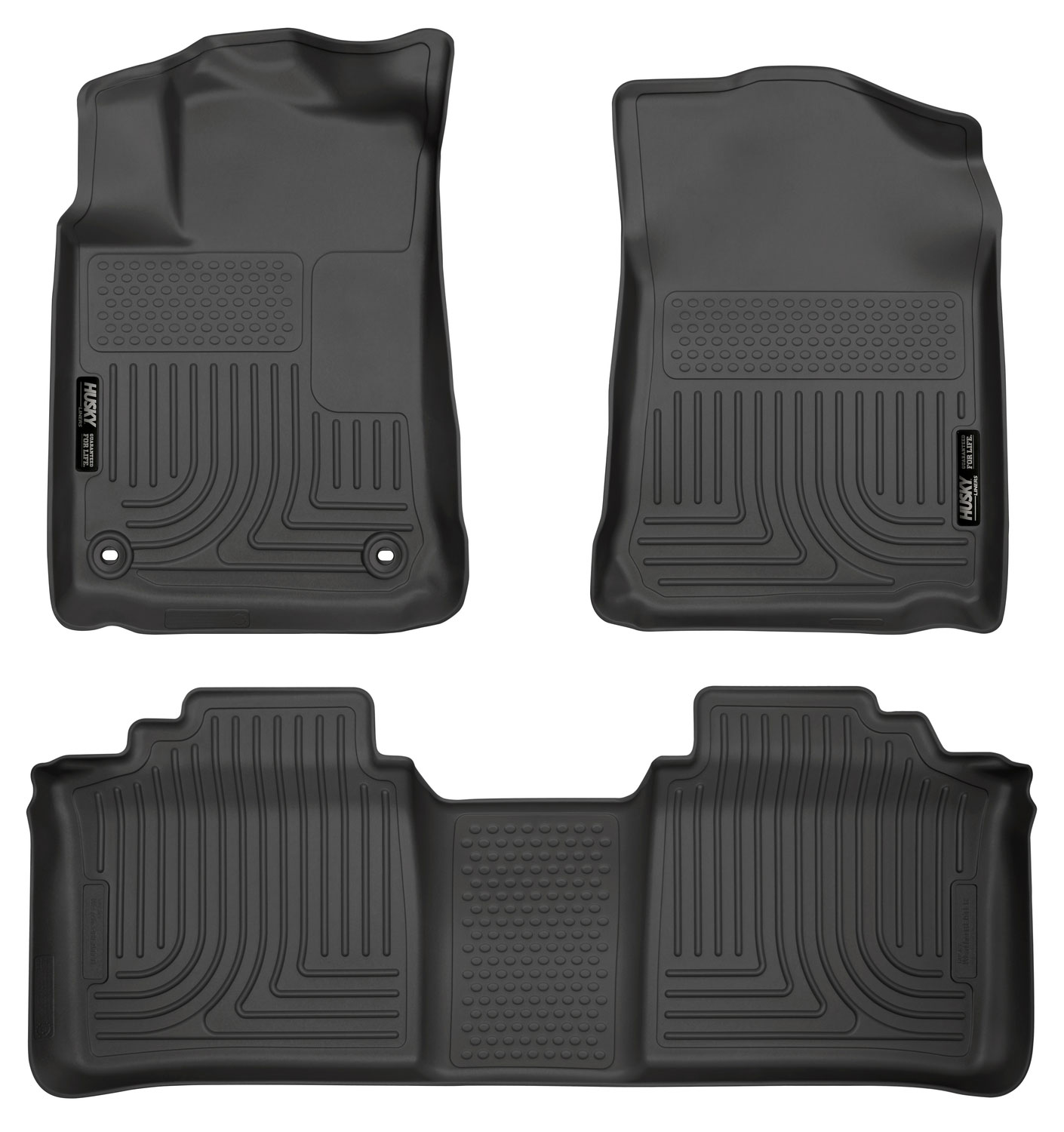 Husky Liners 98501 | Weatherbeater Series Front & 2nd Seat Floor Liners Toyota Avalon; 2013-2018