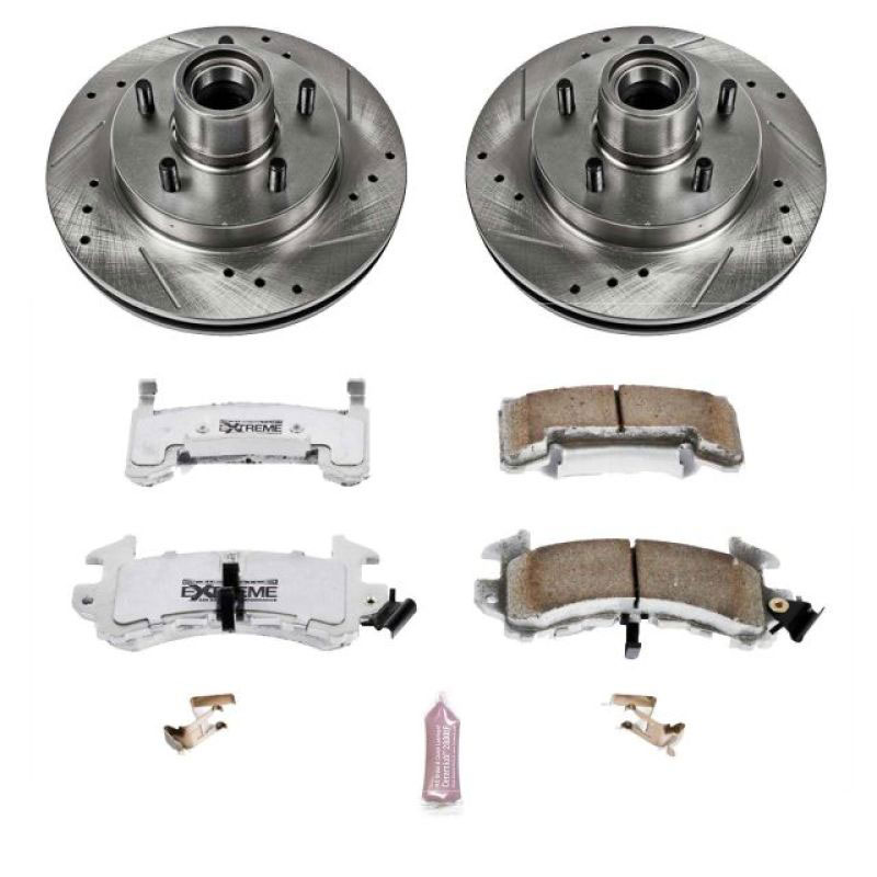 PowerStop k1482-26 | Power Stop 82-87 Buick Regal Front Z26 Street Warrior Brake Kit; 1982-1987