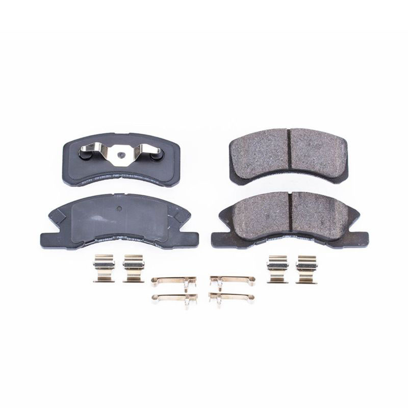 PowerStop 171731 | Power Stop 14-15 Mitsubishi Mirage Front Z17 Evolution Ceramic Brake Pads w/Hardware; 2014-2015