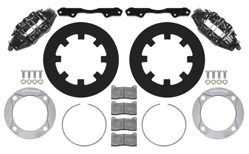 Wilwood 14016632 | 2014+ Polaris RZR XP 1000 Front Kit 11.25in - Black; 2014-2023