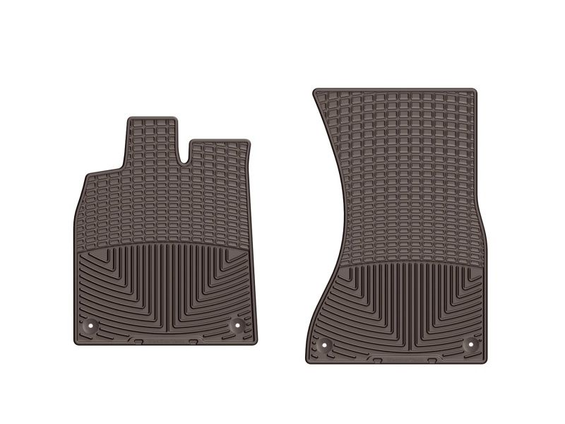 WeatherTech w300co | 2012+ Audi A6/S6 Front Rubber Mats - Cocoa; 2012-2023