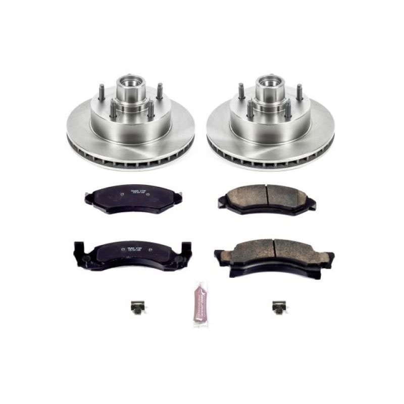 PowerStop koe2578 | Power Stop 1986 Ford E-150 Front Autospecialty Brake Kit; 1986-2015