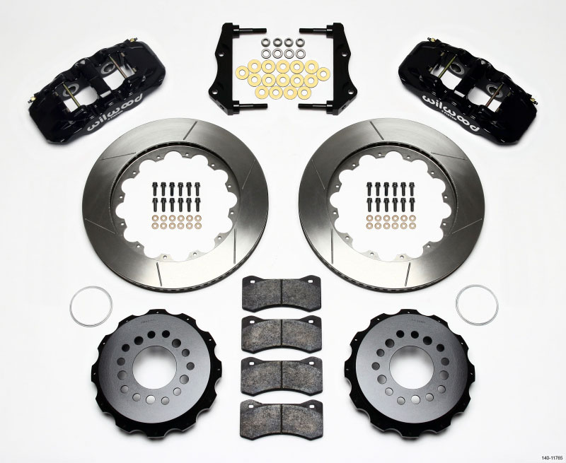 Wilwood 140-11765 | AERO4 Rear Kit 14.25in 2006-10 Magnum/Challngr/Chrgr/300C; 2006-2010