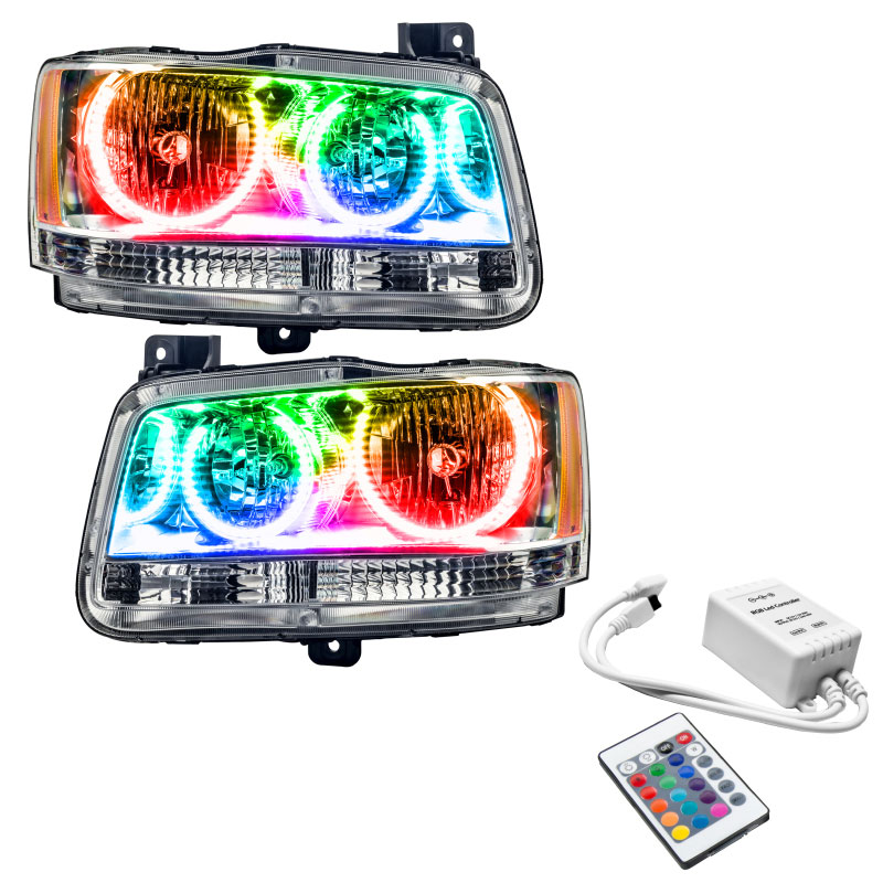 Oracle Lighting 8901-504 | Oracle 08 Dodge Magnum SMD HL - Chrome - ColorSHIFT w/ Simple Controller; 2008-2008