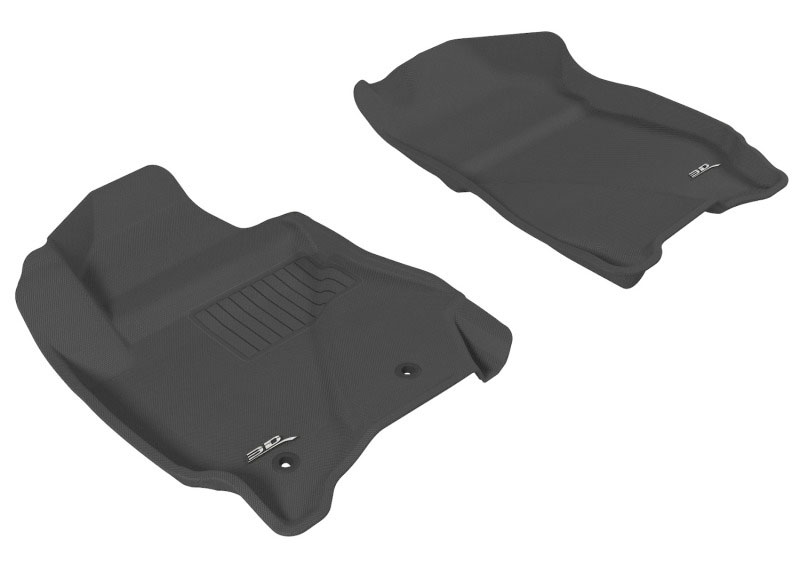 3D Maxpider l1fr03711509 | 3D MAXpider 2011-2012 Ford/Mazda Escape/Tribute Kagu 1st Row Floormat - Black; 2011-2012