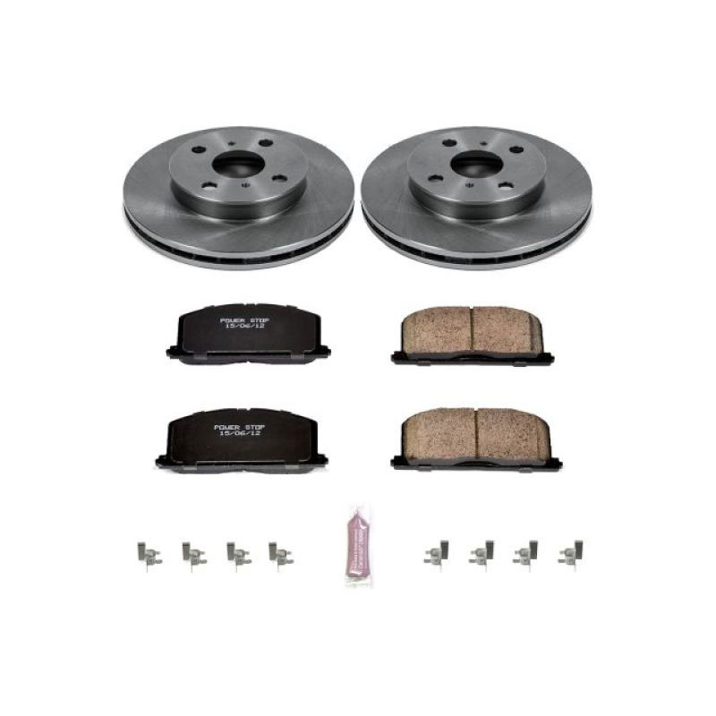 PowerStop koe6239 | Power Stop 90-91 Toyota Celica Front Autospecialty Brake Kit; 1990-1991