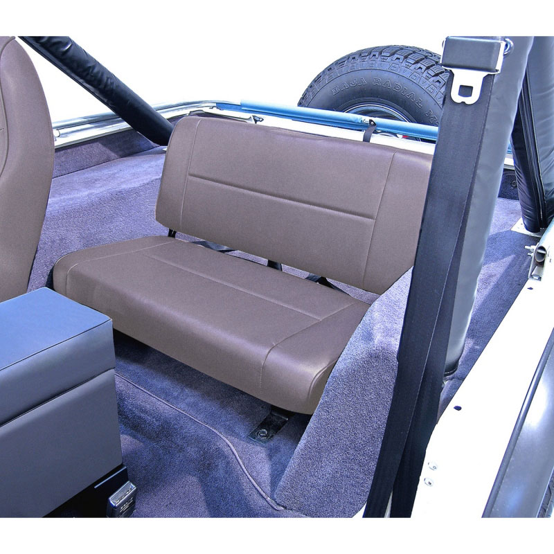 Rugged Ridge 13461.09 | Standard Rear Seat Gray 55-95 Jeep CJ / Jeep Wrangler; 1955-1995