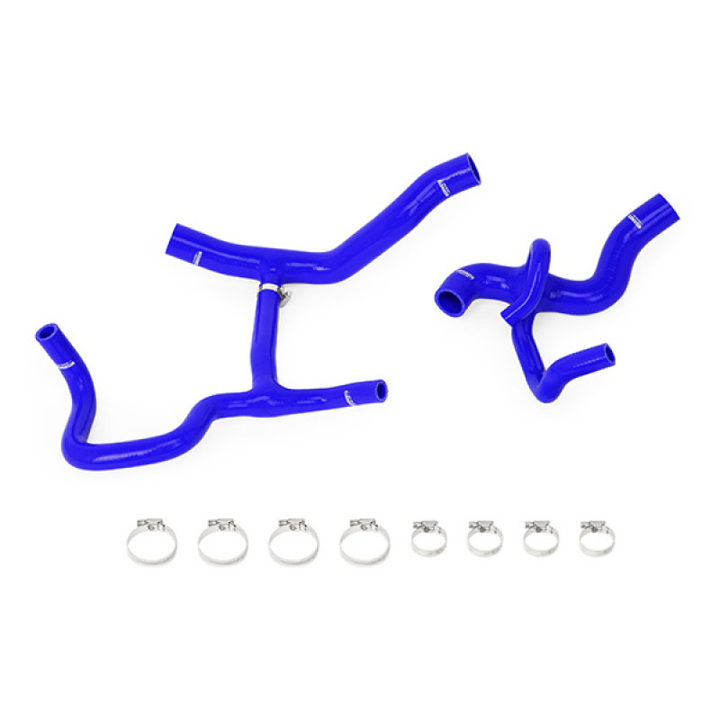 Mishimoto mmhose-cam6-16cbl | 2016+ Chevrolet Camaro V6 Silicone Radiator Hose Kit (w/ HD Cooling Package) - Blue; 2016-2020