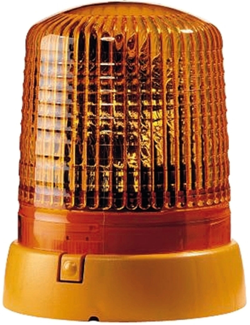 Hella 008061111 | KL 7000 Series 24V Amber Fixed Rotating Beacon