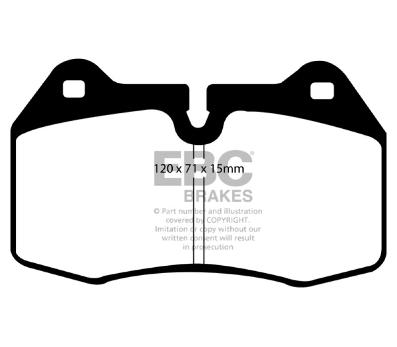 EBC dp31644c | 03-04 Infiniti G35 3.5 (Manual) (Brembo) Redstuff Front Brake Pads; 2003-2004