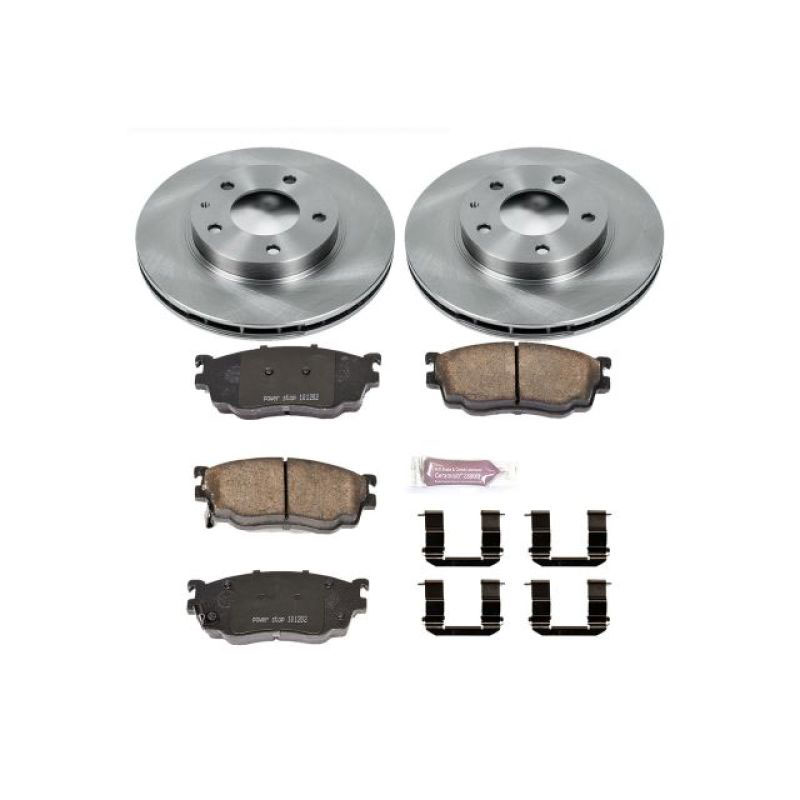 PowerStop koe5169 | Power Stop 98-02 Mazda 626 Front Autospecialty Brake Kit; 1998-2002